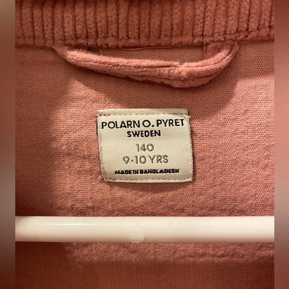 Polarn O. Pyret Kids “Old Pink” Corduroy Jacket - size 9/10 (140 cm)